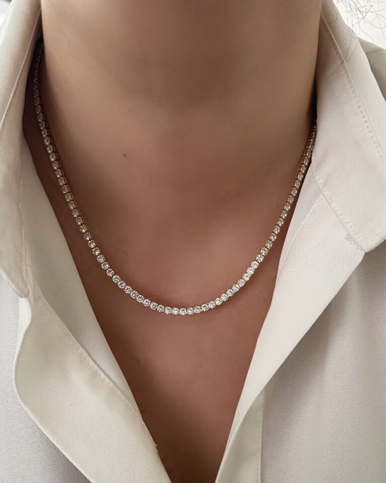 Açık Gold Su Yolu Kolye|3mm