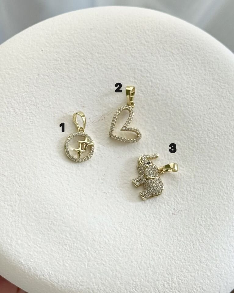 Açık Gold Kolye Uçları