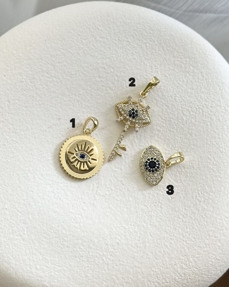 Açık Gold Kolye Uçları