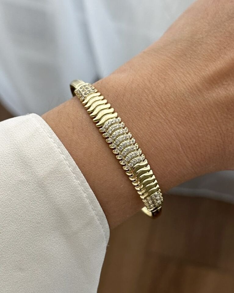 Açık Gold Kuyum Model Kelepçe|5