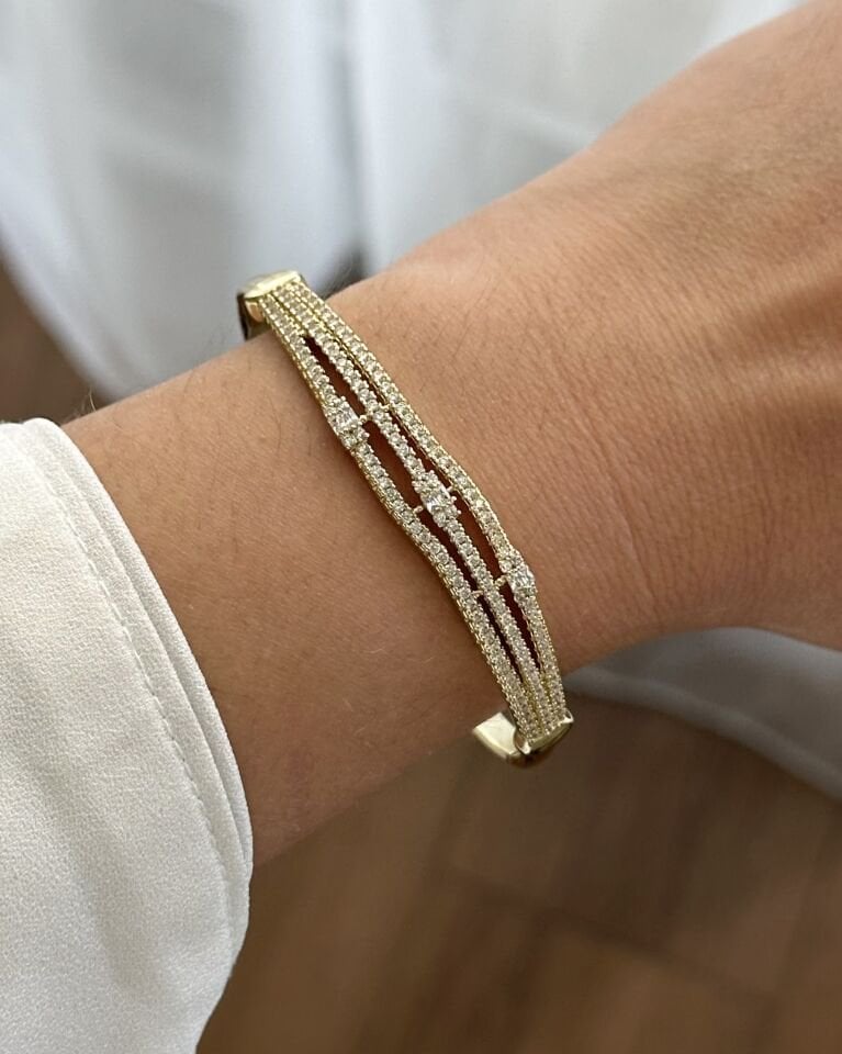 Açık Gold Kuyum Model Kelepçe|3