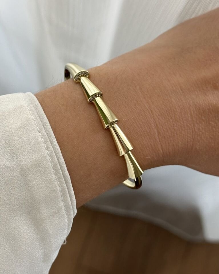 Açık Gold Kuyum Model Kelepçe|1