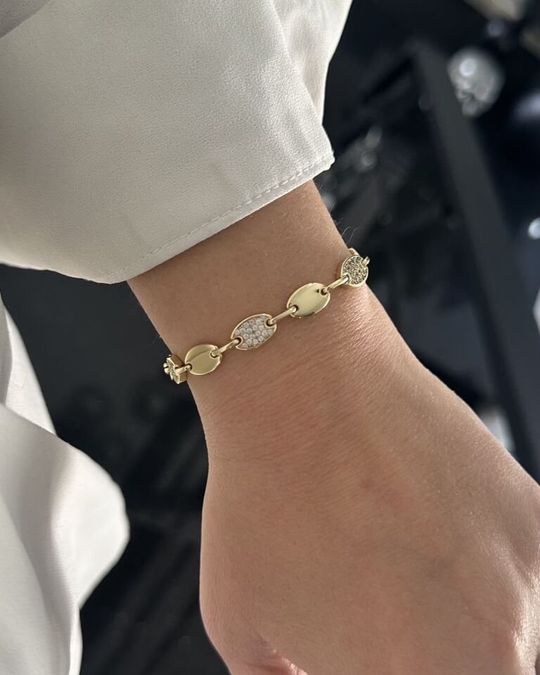 Açık Gold Badem Model Bileklik