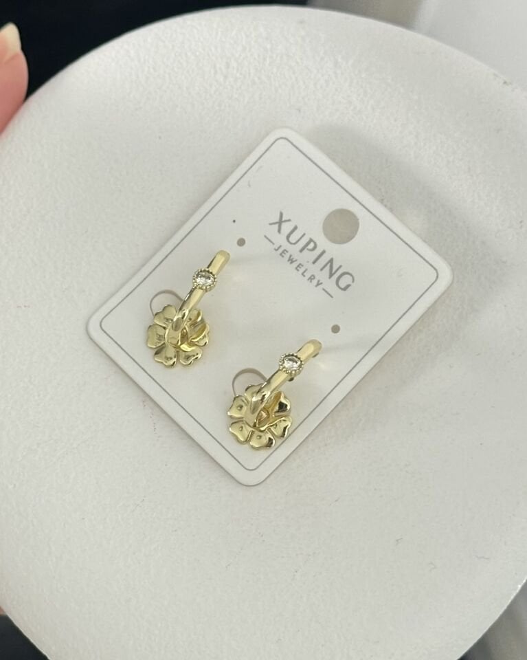 Açık Gold Göçmen Küpesi