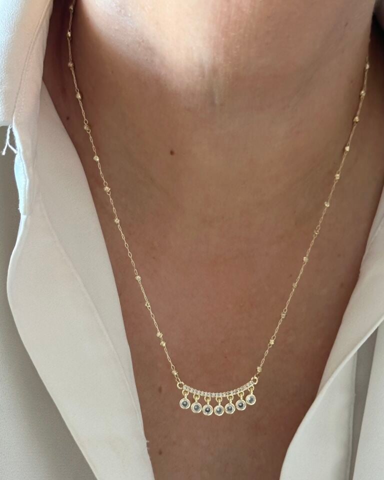 Açık Gold Figürlü Kolye|4