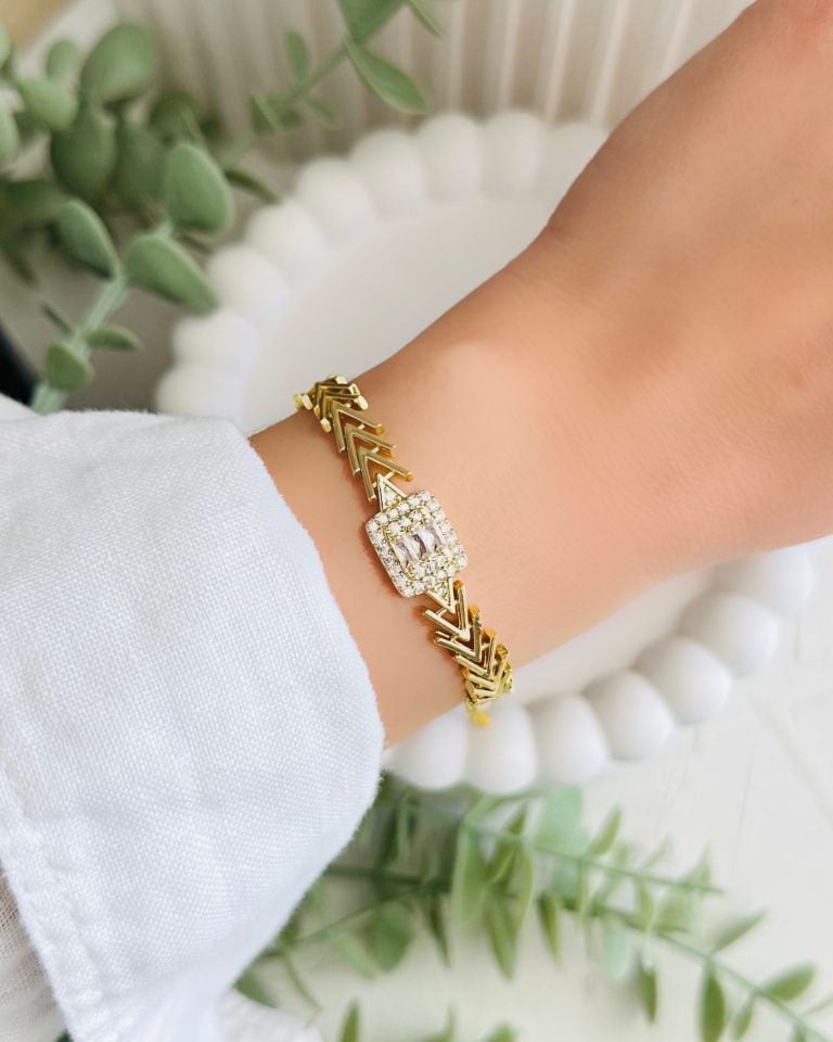Açık Gold Balıksırtı Baget Künye