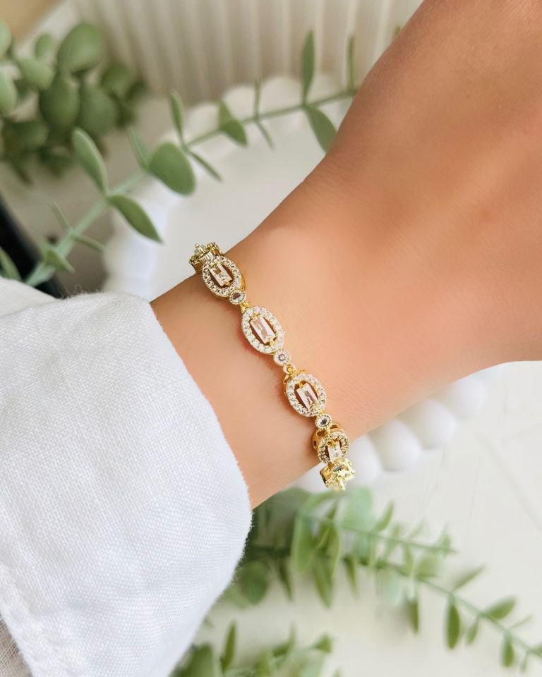 Açık Gold Oval Montür Tam Tur Baget Künye