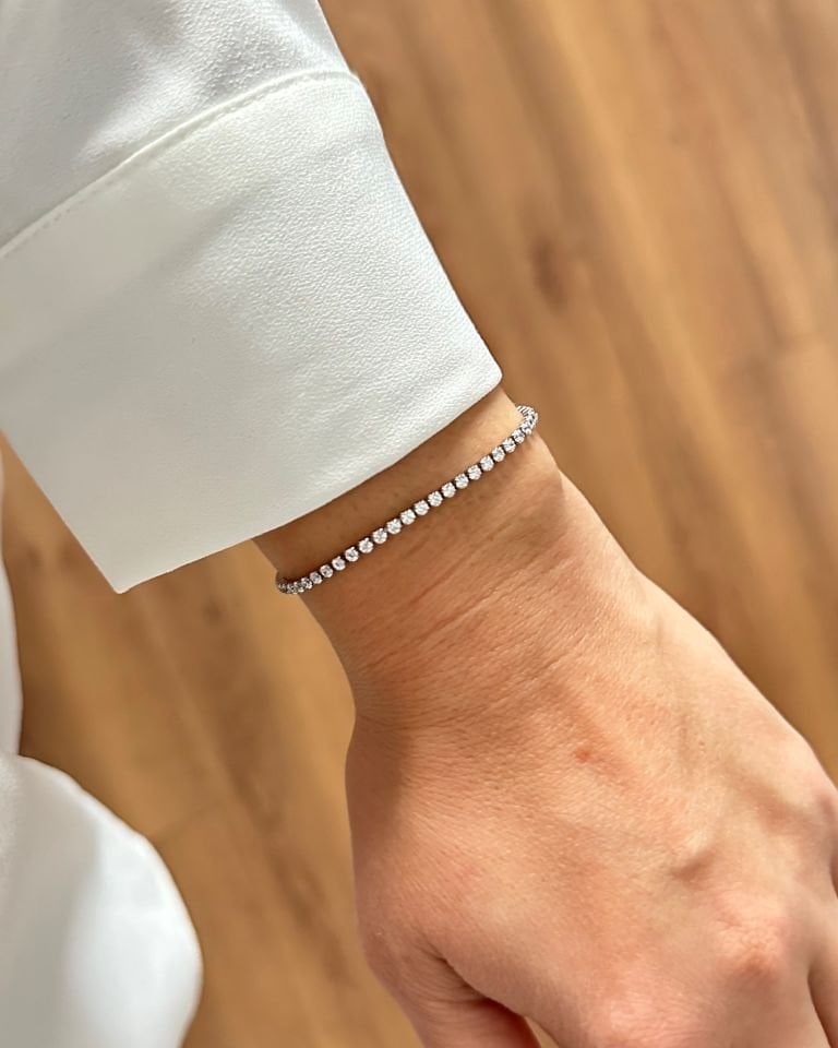Silver Slim Su Yolu Künye|2mm