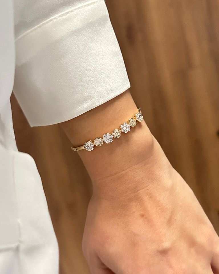 Açık Gold Çiçek Detaylı Künye