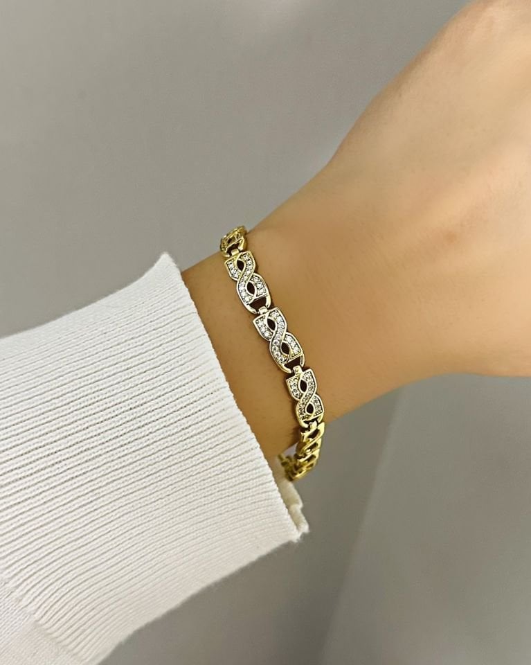 Açık Gold Kalın Sonsuzluk Künye