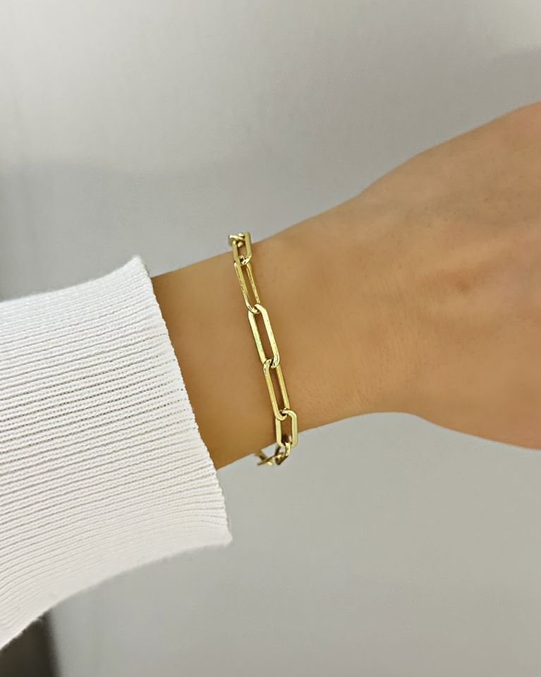 Açık Gold Ataç Zincir Künye