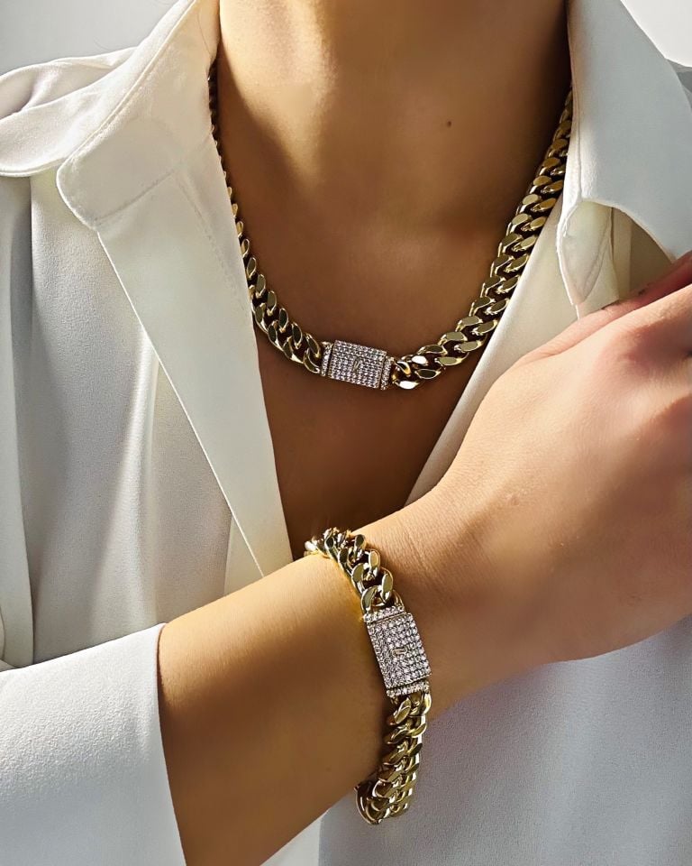 Açık Gold Döküm Gurmet Set